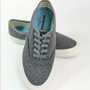 SEAVEES for JCrew Legend Wool Sneaker Gray Size 8